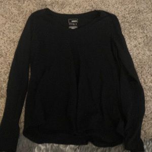 long sleeve black shirt, M, never worn